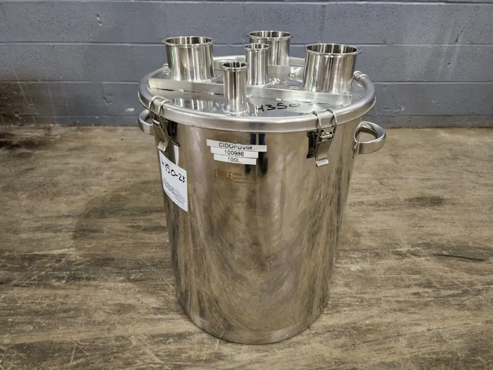 26 Gal Eagle Stainless Tank, Model Cth-47-h, 316l S/s