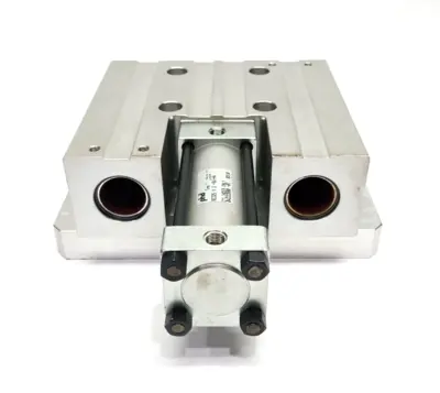 SED25X2-GV-H4, SED25X2-GV, SED25 X 2-GV-H4 | PHD SED25X2-GV-H4 Pneumatic Thruster Slide 1-3/8" Bore 2" Travel NO GUIDE SHAFTS - Used