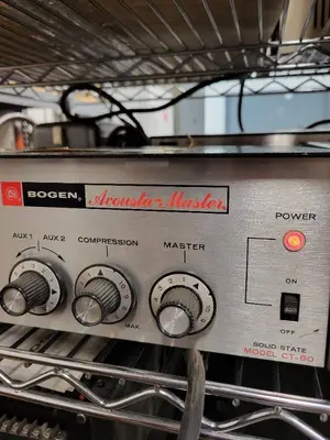 Bogen Acousta-Master Model CT-60 Solid State Audio Equalizer Amplifier