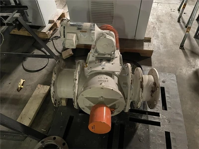9" Diameter Smoot FTP9 Rotary Air-Lock, 1 HP AC Motor