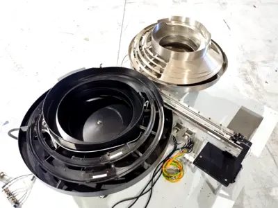 USED AUTOMATION FEED SYSTEMS VIBRATORY FEEDER BOWLS, 16002-1