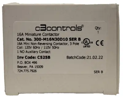 NEW C3 CONTROLS 300-M16N30D10