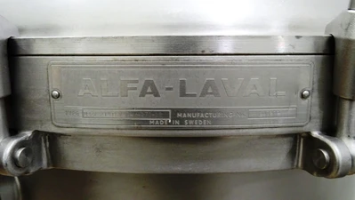Alfa-Laval MRPX 214 TGV-74T warm milk separator, 316SS.