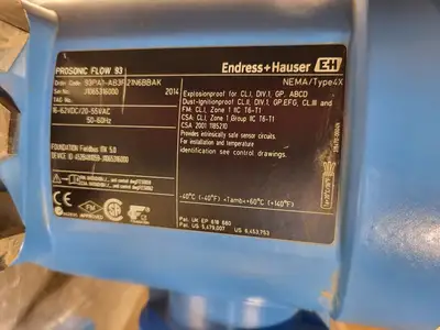 Used ENDRESS+HAUSER 93PA1-AB3F21N6BBAK Parts (Hydraulics and Pneumatics) British Columbia CA | Lenmark #258463