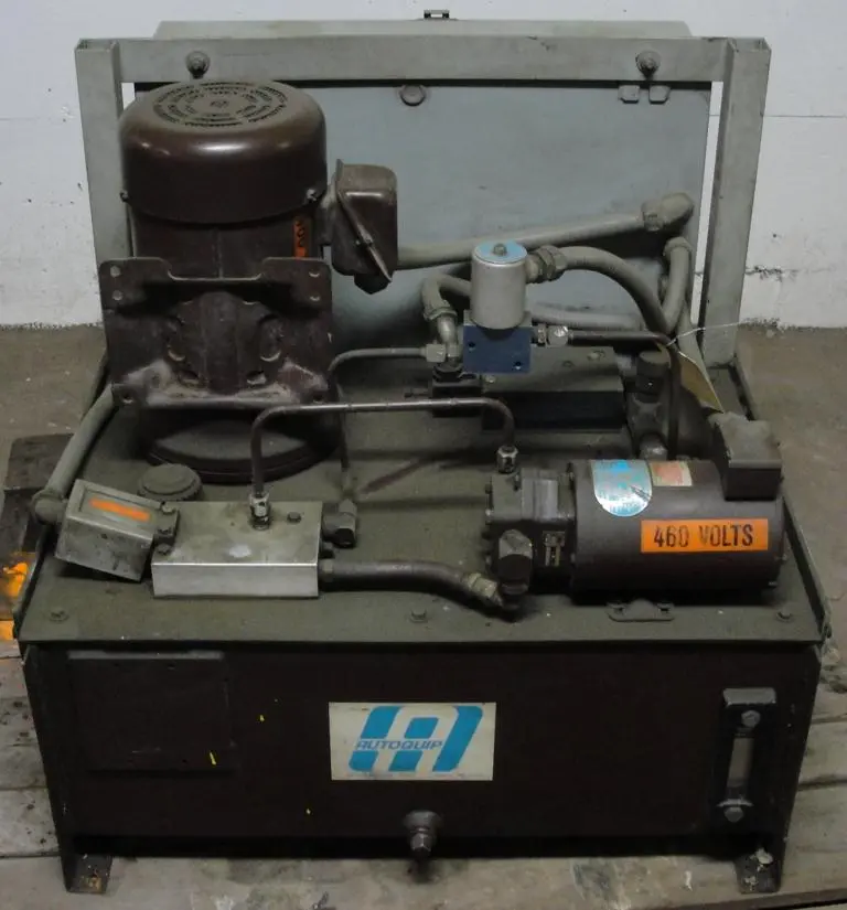 SPC5529  Pump 5 hp Autoquip hydraulic power unit, 23 gallon reservoir tank