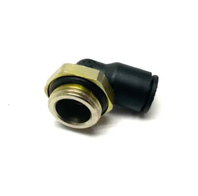 USED PARKER LEGRIS PNEUMATIC SWIVEL ELBOW PUSH-IN FITTING 3/8" BSPP 8MM OD