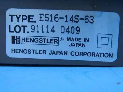 USED HENGSTLER E516-14S-63
