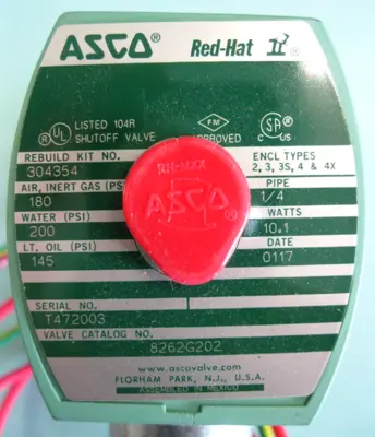 NEW ASCO 8262G202