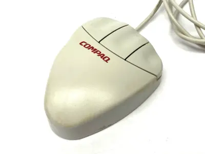 USED LOGITECH MOUSEMAN COMPAQ THREE-BUTTON MOUSE 269210-006