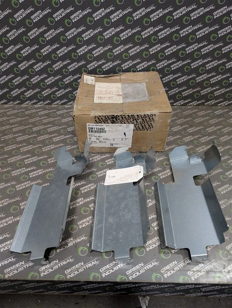 Lot of 3 Kohler / Metko GM115492 Starter Heat Shields Revision A New NIB