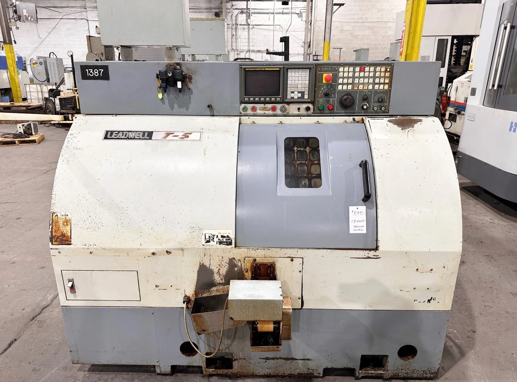 LEADWELL T-5 TURNING CENTER - GANG STYLE
