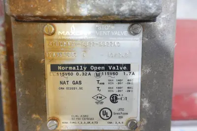 2 PALLETS OF ASSORTED MAXON NATURAL GAS STO VENT VALVES