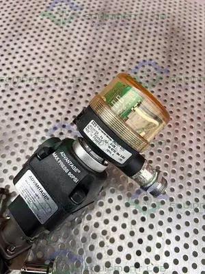 USED 5 ITT ADVANTAGE STAINLESS STEEL DIAPHRAGM VALVES W/ VALVE POSITIONER