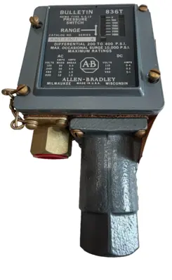 ALLEN BRADLEY 836T-T352J PRESSURE CONTROL SWITCH SER. A 836TT352J NEW, SURPLUS