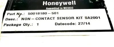 NEW HONEYWELL 50018180-501 NON-CONTACT SENSOR KIT 50018180501