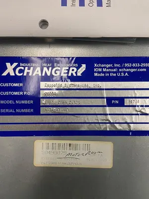 Used XCHANGER 51744 HVAC Parts and Equipment | Surplus Asset Holdings #1202363