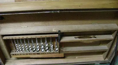 1074-385 Antique Woodworker’s Tool Chest/Carpenter’s Box