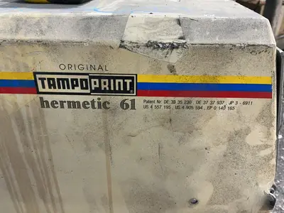 Used 1997 TAMPOPRINT HERMETIC 61 Pad Printers Ohio US | HGR 24 #1486773