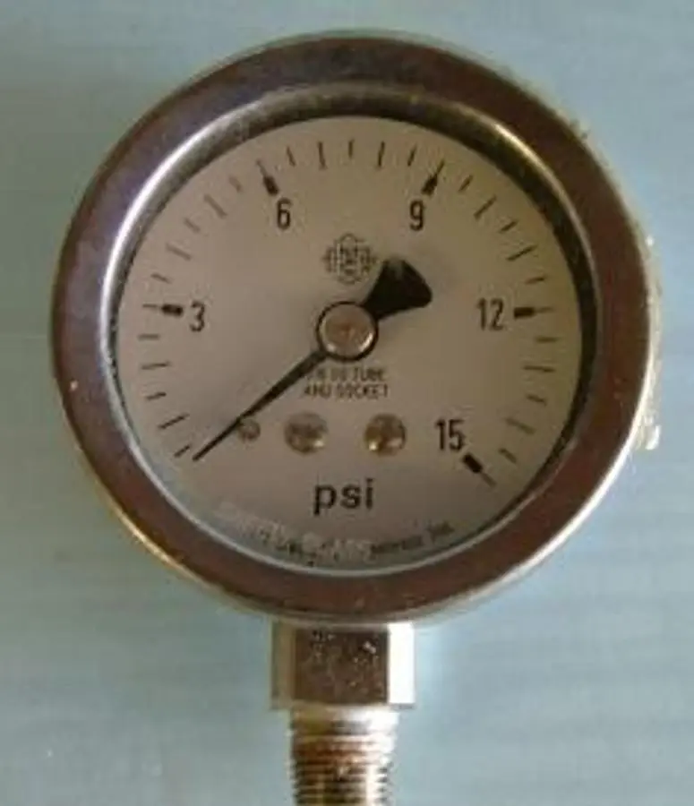 QTY. 1. MCDANIEL CONTROLS INC GAUGES RANGE 0-15 PS...