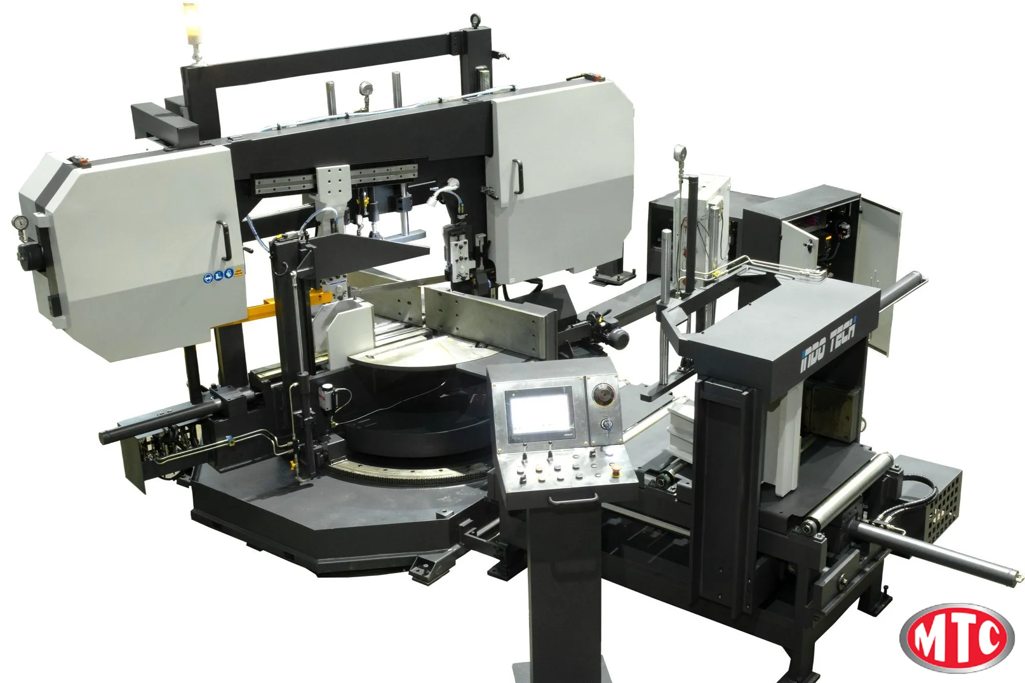 Indotech SteelX i 30X19 NC, Programmable, Mitering, Dual Column, Horizontal bandsaw, like Amada, Doall, HEM, Hyd-Mech, Kasto, behringer