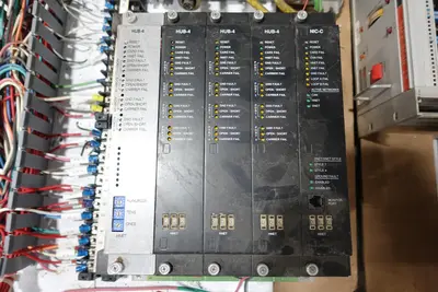 4 PALLETS OF ASSORTED AUTOMATION, MODULES, CHASSIS, MOTOR DRIVES, CONTROLLERS, POWER SUPPLIES