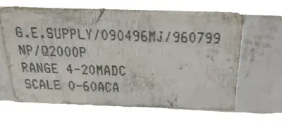 NEW NEWPORT/G.E. Q2000-P PROCESS METER Q2000P