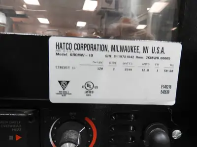 Used Hatco Used Hatco GRHW-1D Mini-Merchandising Warmer, Heated Holding Glass-Shelf Display 120V 1540W Countertop Display Warmers Illinois US | Falcon Restaurant Supply #1376573