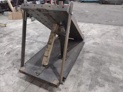 70" X 48" T-SLOTTED ADJUSTABLE ANGLE PLATE: YOBRO #24019