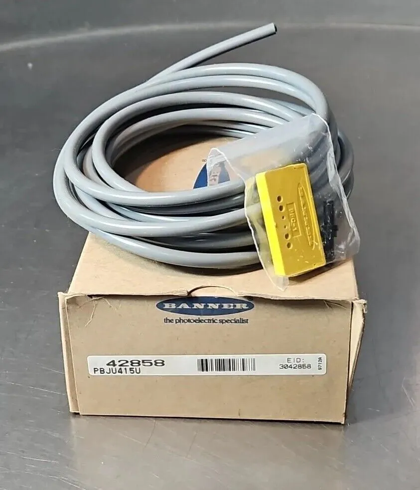 BANNER PBJU415U FIBER OPTIC CABLE. Loc5E15