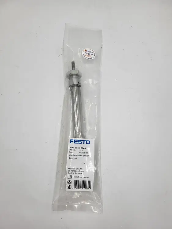 New | in-Stock FESTO FESTO DSNU-16-100-PPV-A CYLINDER *NEW IN PLASTIC BAG* Cylinders | ND Industrial Surplus #1211459