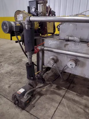 4" CAPACITY ULTRASONIC BAR & TUBE CONTINUOUS WASHER: STOCK #22589