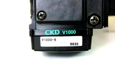 CKD P4000-8 Mechanical Pressure Switch w/ V1000-8 Shut-Off Valve 1/4" Port