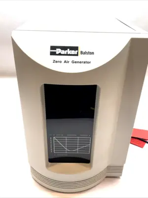 USED PARKER ZERO AIR GENERATOR 7 LPM 0.05PPM THC 1/4" NPT 120VAC