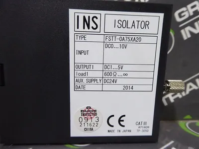 Daiichi FSTT-0A75XA20 FINE Series INS Isolator Module Used