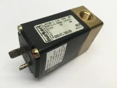 USED BURKERT SOLENOID VALVE NPT1/4 PMAX 145 PSI