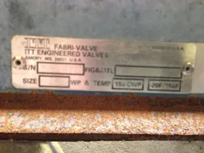 ITT Fabri-Valves, 14 inch knifegate Valves (4)