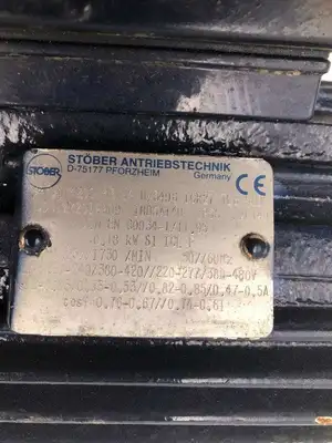 Stöber C002N0500D63M4 Speed Reducer 0.50:1 w/ 0.18kW Motor 3PH