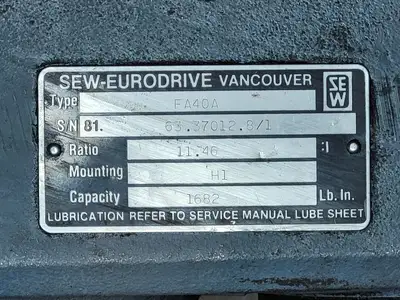 USED SEW-EURODRIVE DFT80N4