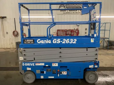 New | in-Stock 2026 GENIE GS-2632 E-DRIVE ELECTRIC SCISSOR LIFT Scissor Lifters Alberta CA | Adcock Equipment #1417998