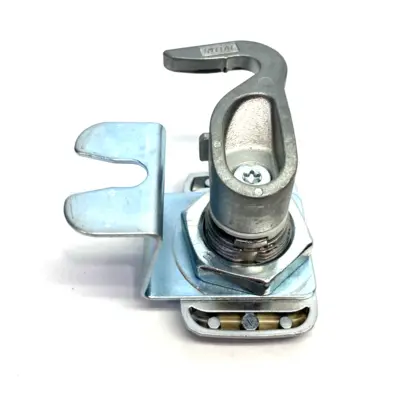 USED RITTAL CAM LOCKING DEVICE FOR ENCLOSURES, ALUMINUM FACE PLATE