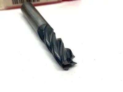 USED ACCUPRO SQUARE END MILL: 3/8" DIA, 1" LOC, 4 FLUTE, SOLID CARBIDE