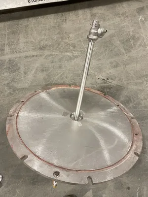 Spraying Systems AA190E-1.5 Tank Cleaner / CIP Lid for Readco tanks 200F 500psi