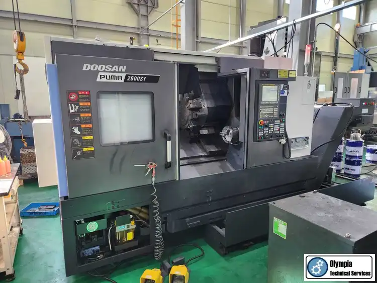2018 DOOSAN PUMA 2600SY-II 5-Axis or More CNC Lathes | Olympia Technical Services
