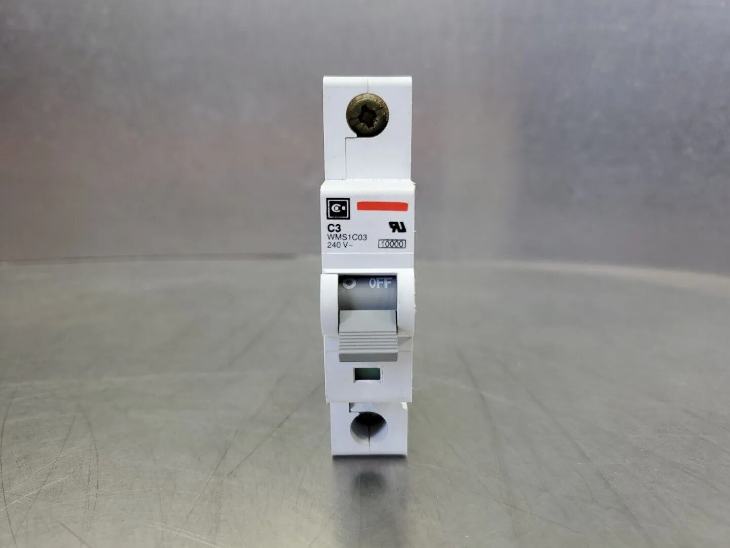 Cutler-Hammer C3 WMS1C03 Circuit Breaker. 240VAC, 1 Pole. 4E-1
