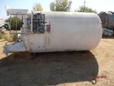 Tank, 1,285 Gallon, S/st, Ln2 Storage, 65 PSI, Cryogenic, #S737837
