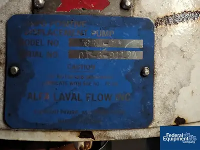 USED Alfa Laval Alfa Laval Flow rotary lobe pump, model SRU-2