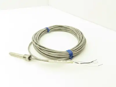 Ingersoll Rand 39571302 Temperature Sensor Air Compressor 24.5' 2 Wire + Ground