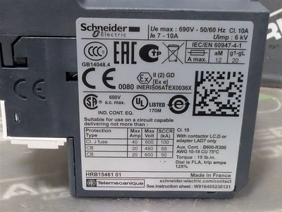 Schneider Electric LRD14 Thermal Overload Relay TeSys 034681 9623