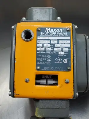 Maxon 1" 5000 1 Safety Shut-Off Valve, (446659), 125PSI, 22VA. 6D-29