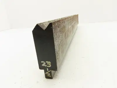 Punch Press Die 23-1/4" Long 90° V Offset 1-7/32" W2-3/4" H 5/8x5/16" V